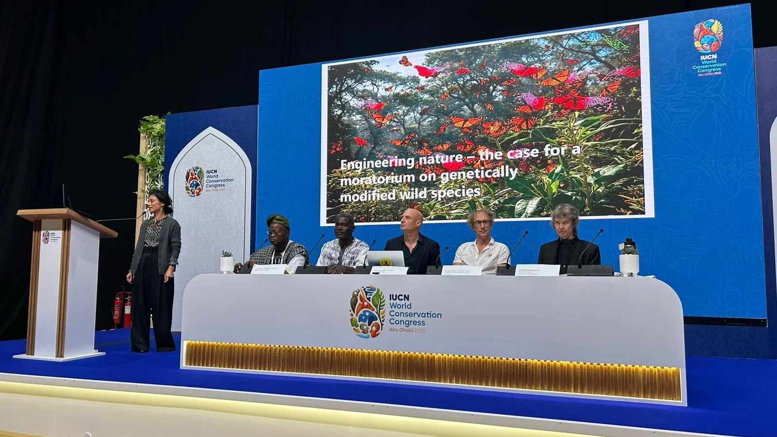 Pressekonferenz beim IUCN Kongress 2025